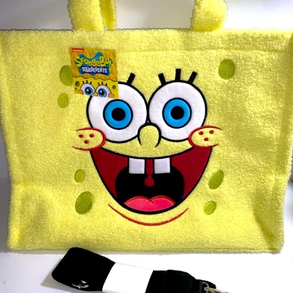 SpongeBob Squarepants Handbags - ❤️ Spongebob Sherpa Tote Bag XL